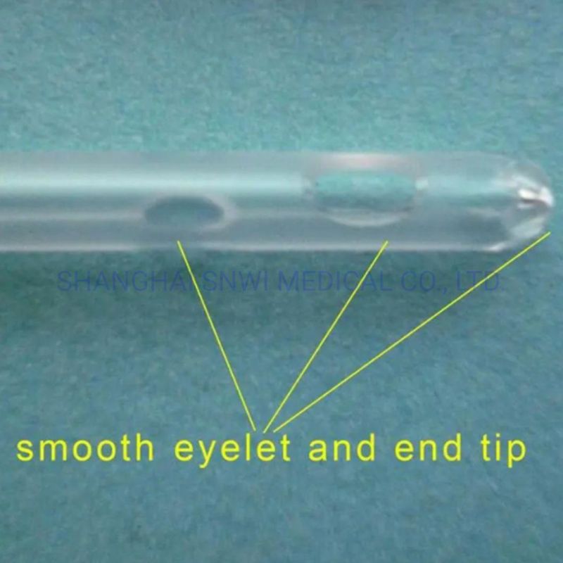 Disposable Medical Nelaton Catheter with ISO Certificates Made From Non-Toxic PVC, Medical Grade