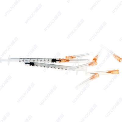 Wego Medical Factory Sterile Vaccine Syringe for Single Use