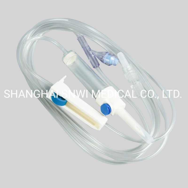 Medical Disposable I. V. Infusion Set High Quality Popular IV Fluids Flow Regulator with Double Scale