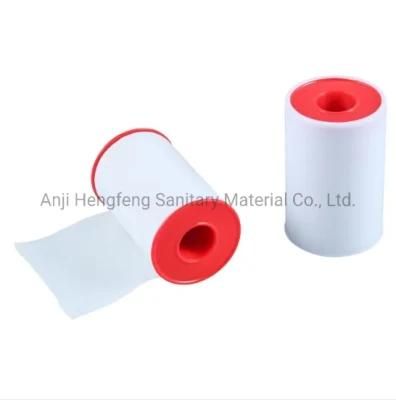 Adhesive Medical Zinc Oxide Adhesive Tape with Plastic Cover Packing