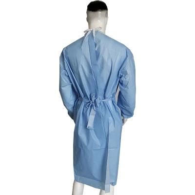 Disposable PP PE Hospital Laboratory Isolation Gown