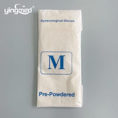 Latex Powdered or Powder Free Gynecological Examination Gloves