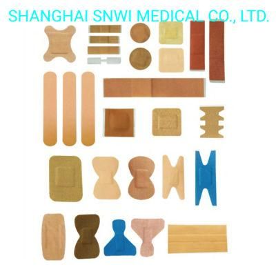 72*19mm Skin Color Breathable Waterproof Nonwoven (PE, Plastic) Wound Dressing First Aid Plaster