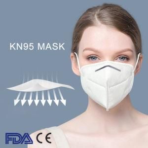 in Stock Disposable Protective Nonwoven KN95 Folding Half Mask for Self Use with Eac