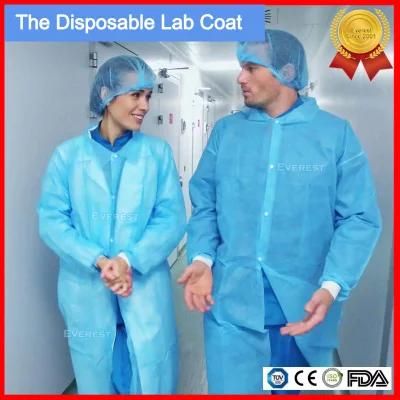 Disposable Nonwoven Lab Coat
