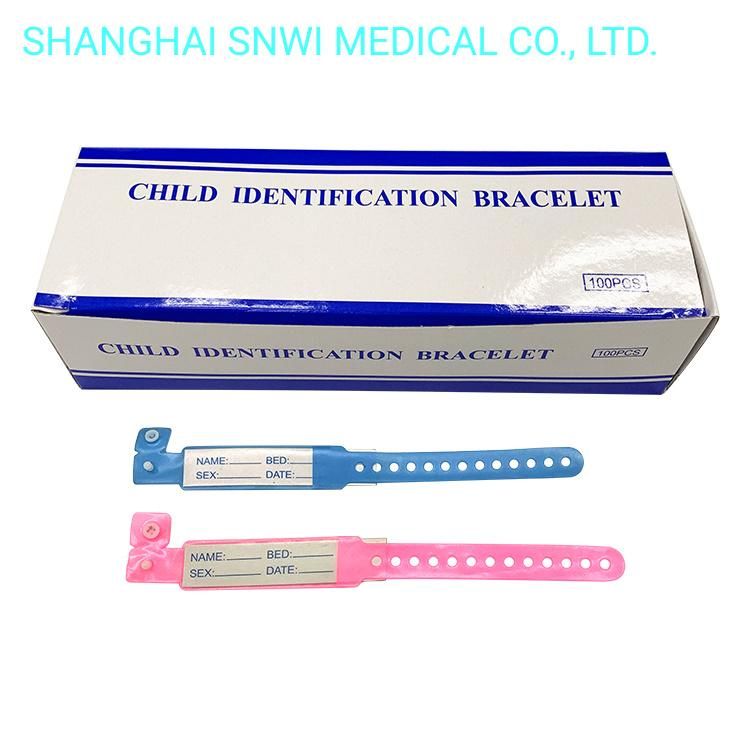 Hospital Use Baby Adult Patient PVC Identification Bracelet ID Wristbands