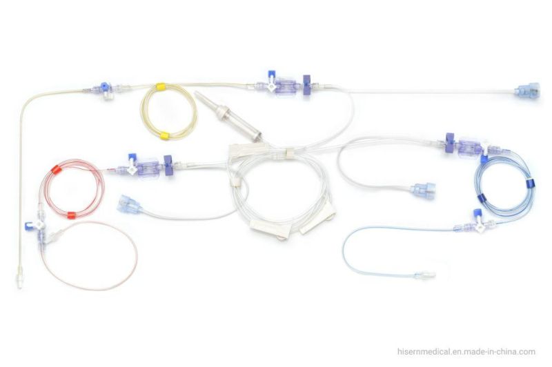 6 Connectors Match Disposable Blood Pressure Transducer