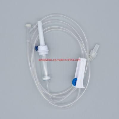 Medical Disposable IV Infusion Giving Set with Luer Lock Y Connect