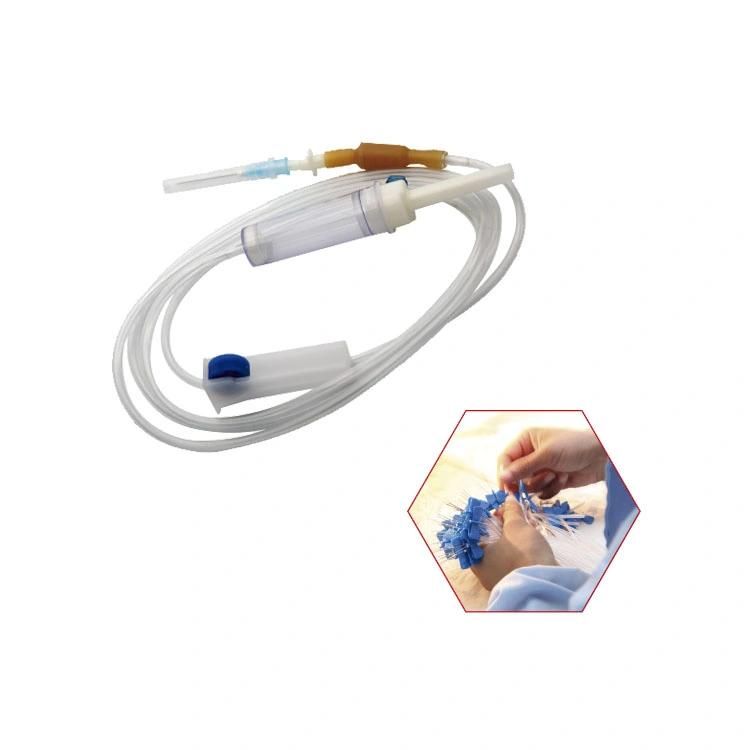 Medical Use Disposable Burette IV Infusion Set Sterile Burette Type Infusion Set for Single Use