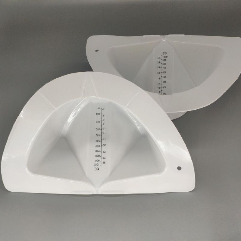 Disposable White Plastic Medical 1000cc Scale Cap Shape Female Urinal