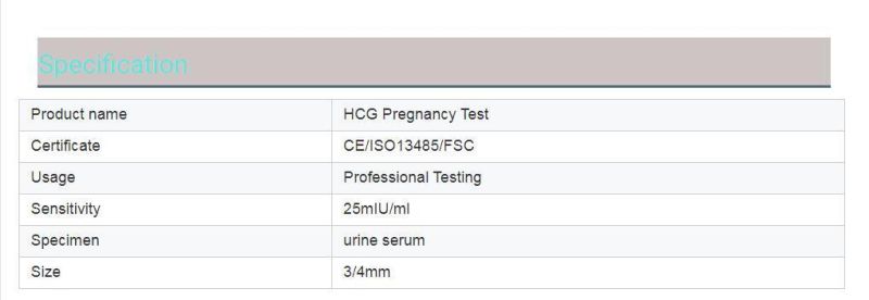 Pregnancy Test Urine Home Test Kit