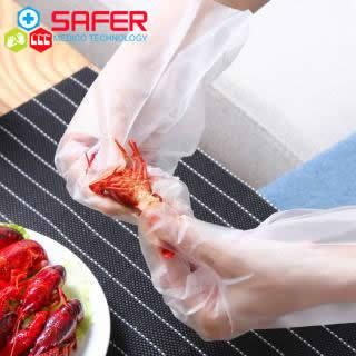 Quality Elastic Plastic Disposable TPE Gloves From China