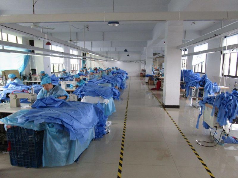 Good Price Sterile Packing SMS Surgical Gown