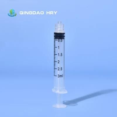 Hot Sale Medical Disposable Syringe Without Needle 3ml From Professional Manufacturer
