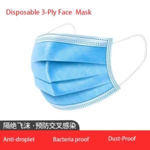 Factory Wholesale Civil Disposable Dust Mask 3 Ply Disposable Face Mask