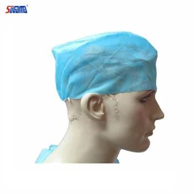 Wholesale Disposable Nonwoven Surgical Doctor Surgeon Caps for Hospital and Food Industry