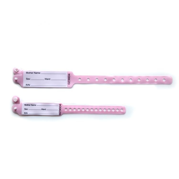 Hospital Writable Mother and Baby Patient ID Wristband