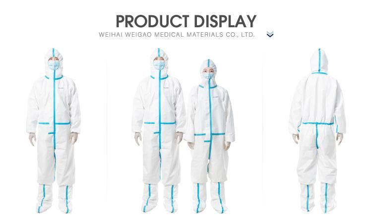 CE En14126 Hospital Surgical Medical Virus Safety Protective Suit