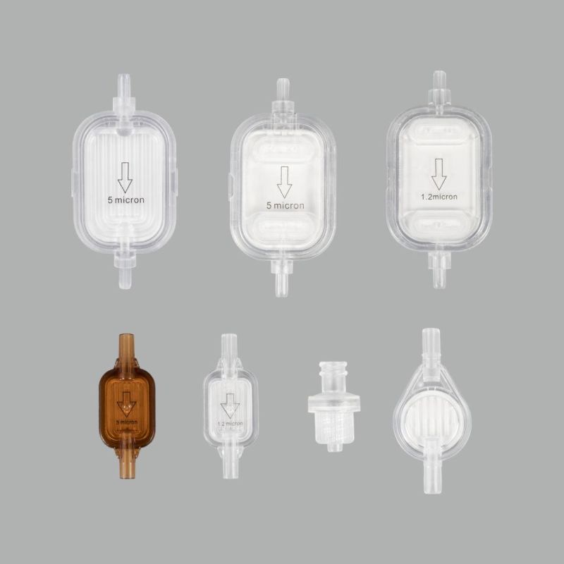 Used in Clinic or Hospital Automatic Stop Fluid Infusion Precision Liquid Filter