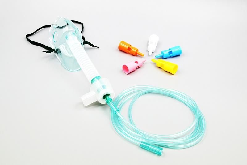 Medical Grade PVC Disposable Adjustable Venturi Oxygen Mask