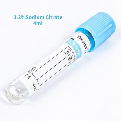 Disposable Safe Vacuum Pet Glass Serum Blood Collecting Tube