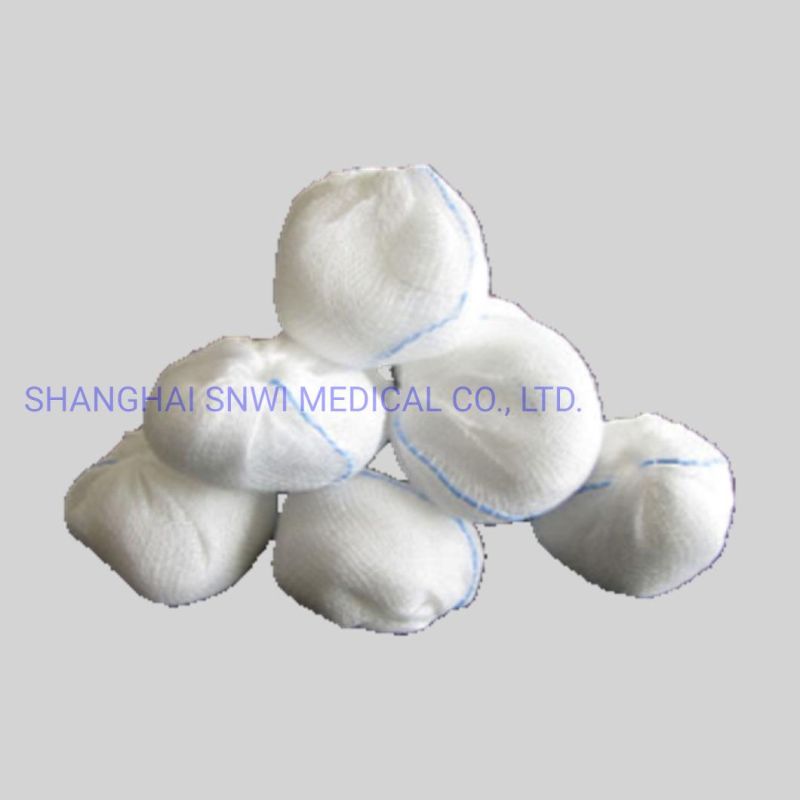 CE&ISO Approved Medical Disposable 100% Cotton Gauze Ball Used in Hospital