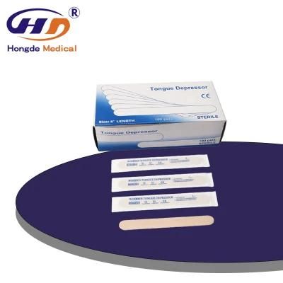 HD9 - Medical Sterilize Wooden Tongue Depressors /Stick