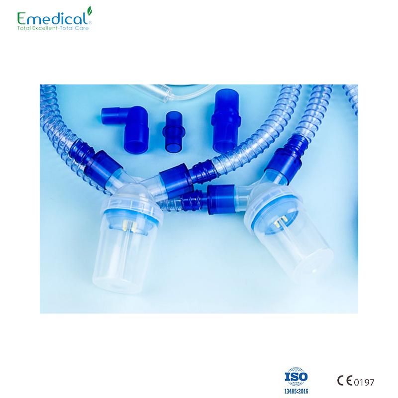 Adult Pediatric Smoothbore Breathing Circuit with Humidifier Chamber