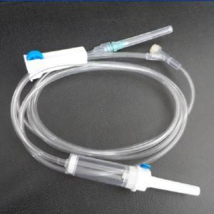 Ce ISO Ethylene Oxide Sterilization Medical Supply Disposable Infusion Set with Syringe Needle IV Set Price Low Y Site