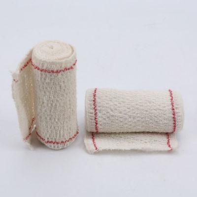 Wal-Mart Supermarket Certified Supplier Medical Elastic 100% Cotton Plain Crepe Spandex Bandage with Clip