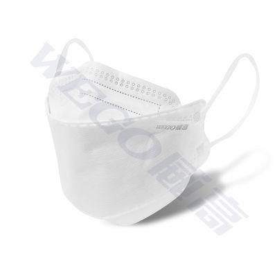 Custom 4ply Black Disposable Dust Respirator Kf94 Mask Manufacturer Medical Kf94 Fish Face Masks