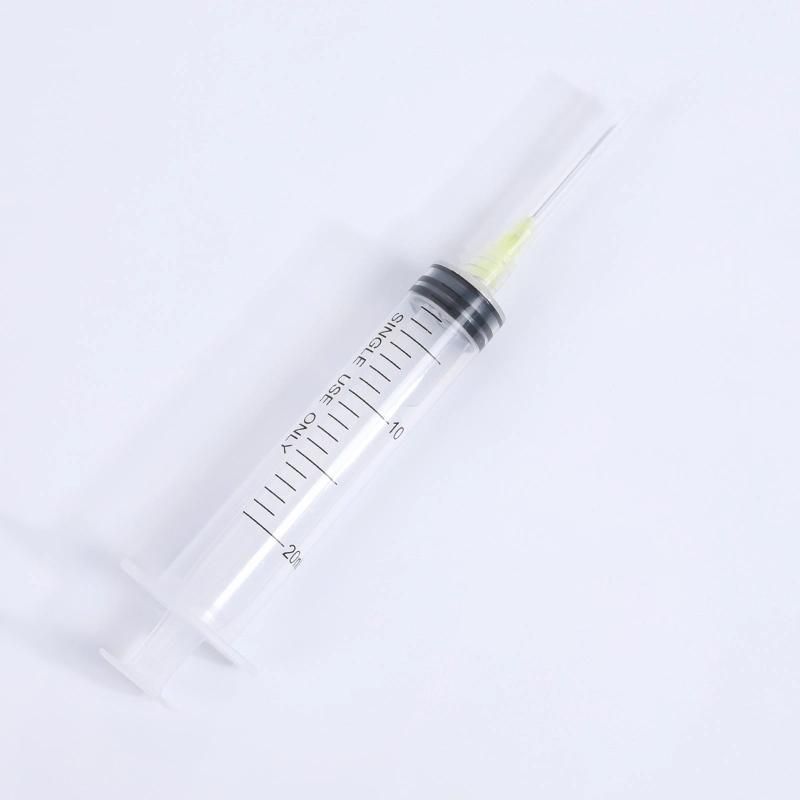 High Quality Medical Product Vaccine Universal Plastic Syringe 20ml