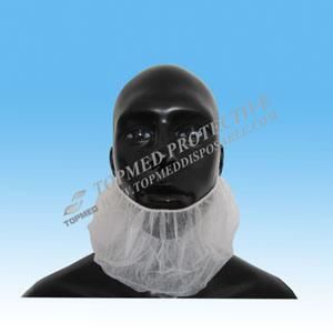 Food Industry Disposable Nylon Blue White Black Beard Cover