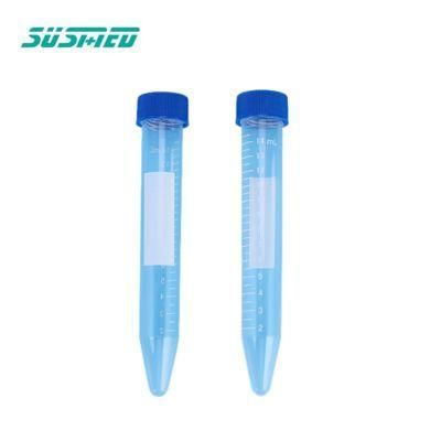 Centrifuge Tube 50ml 15ml Centrifuge Tube with Clear White Graduation