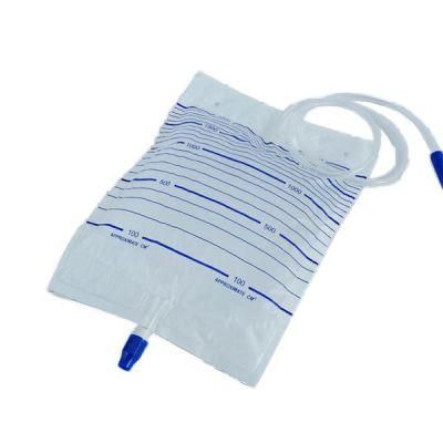 Disposable 2000ml Urine Bag Medical Transparent Drainage Collection Bag