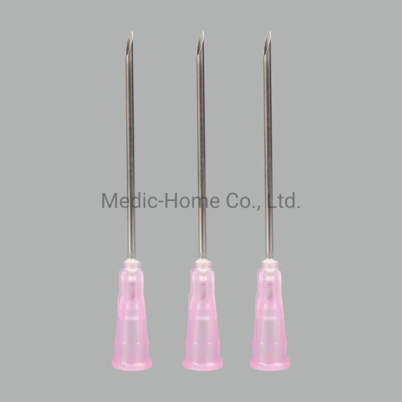 High Quality Medical Stainless Steel Customized Color Hypodermic Needles for Injection in Bulk