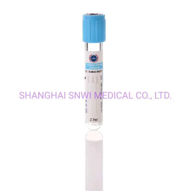 Disposable Medical Equipment Sterile Glass Pet Blood Test Purple EDTA K2/K3 Vacuum Blood Collection Tube with CE ISO