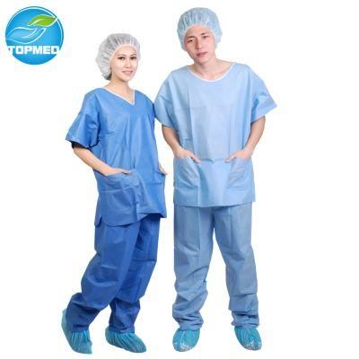 Nonwoven Patient Scrub Suit, Medical/Hospital Use