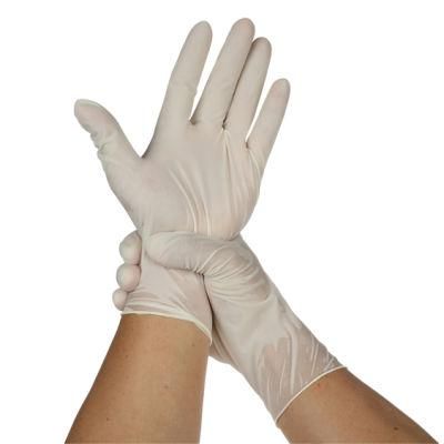 Medical Device Textured Sterile Pre-Powder 19g Latex Medical Surgical Gloves