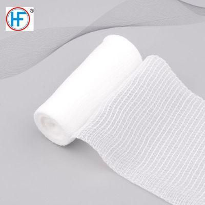 Disposable Medical Sterile Conforming Gauze Roll Bandage Elastic PBT Gauze Bandage with CE FDA