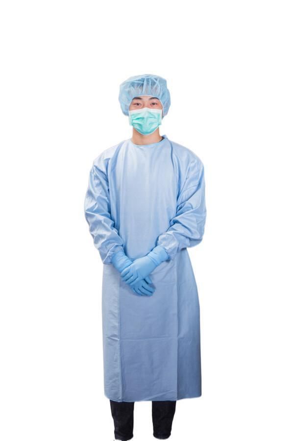 Hot Sale Disposable SMS Sterile Hospital Opertion Gown Isolation Gowns