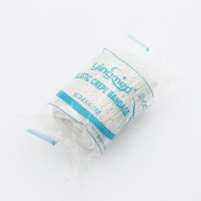 Sports Cotton Compressed Gauze Self Adhesive Tape Rolls Pain Relief Wrinkle Elastic Tubular Bandage