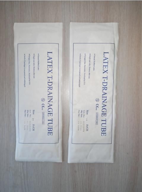 T-Drainage Tube Packed in Individual Blister Bag