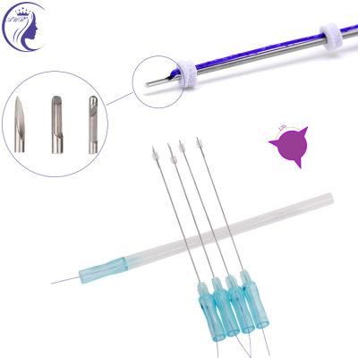 High Quality Safety Blunt Cannula Absorbable Skin Care Face Lifting Barbed 3D Cog Thread