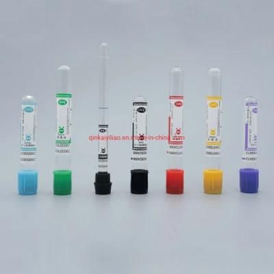 Disposable Medical Non Vacuum Blood Collection Tube