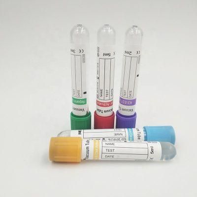 Disposable Medical Vacuum Blood Collection Tube