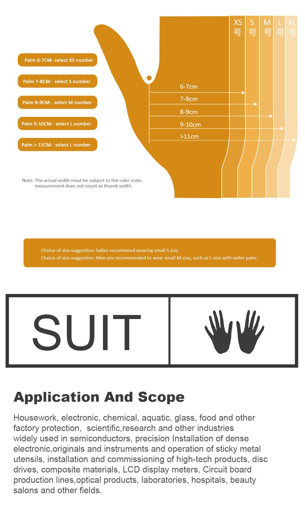 Disposable Latex Protective Gloves Safety Inspection Rubber Gloves Dealer