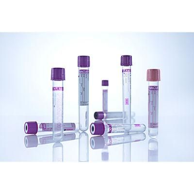Disposables Sterile K2 K3 Vacuum Blood Collection Tube Colors