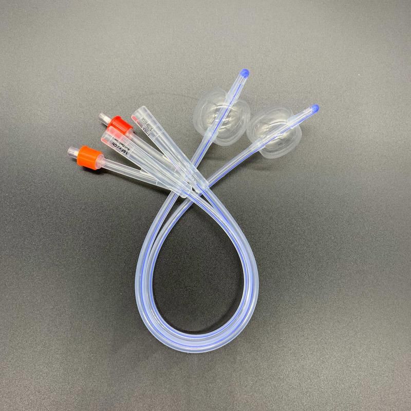 2 Way 100% Silicone Foley Catheters with Balloon 5ml, 10ml, 5-15ml, 30ml, 50ml