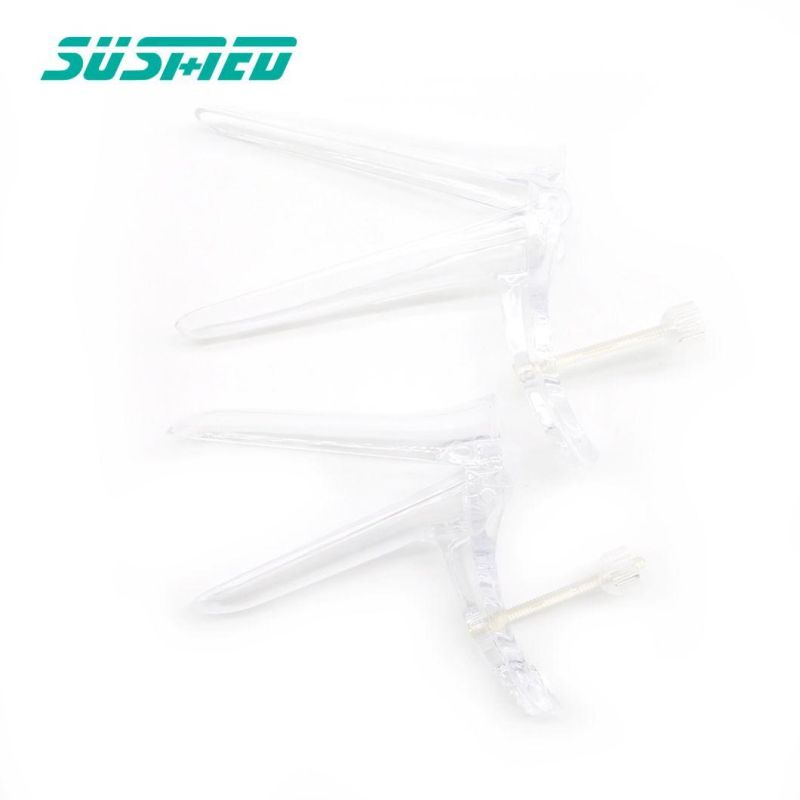 Sterile Plastic Disposable Vaginal Speculum with Middle Screw